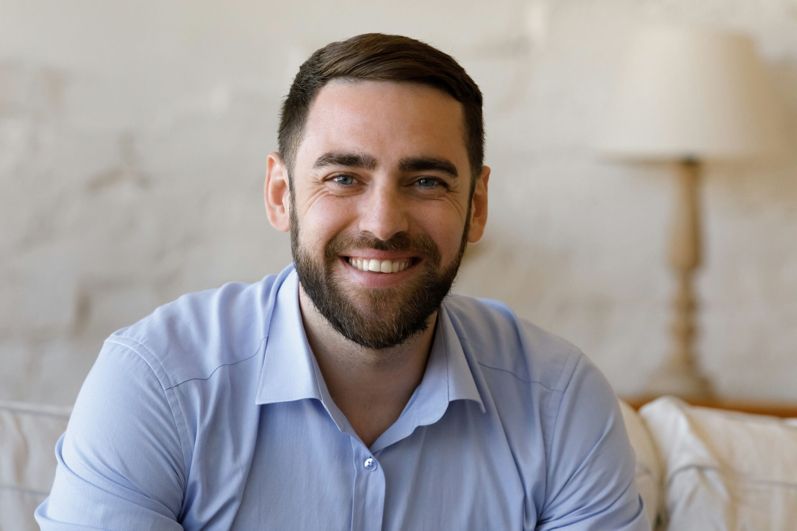 Man happy to be engaged in addiction treatment in Memphis, Tennessee