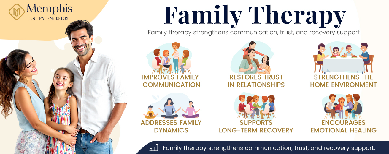 infographic about what family therapy is
